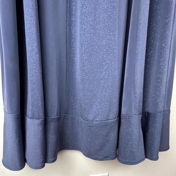 R & M Richards Sleeveless Square Neckline Dress Sparkly Stretchy Women’s Size 16 - Picture 4 of 13